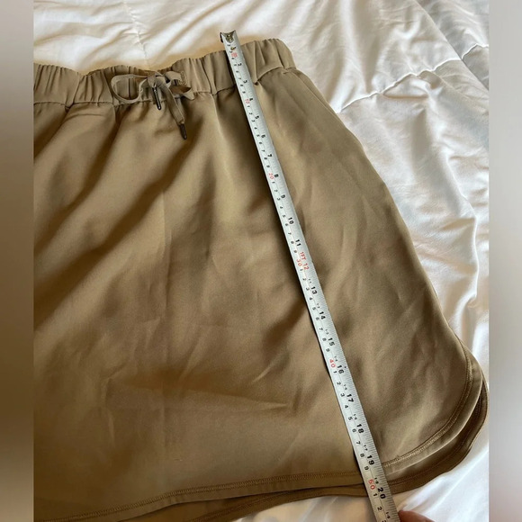 Lululemon On The  Fly Skirt
*Woven
Frontier, tan color casual, athleisure, sz 6 - Picture 14 of 16